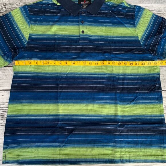 Weir Golf Striped Golf Polo Shirt - Picture 6 of 7